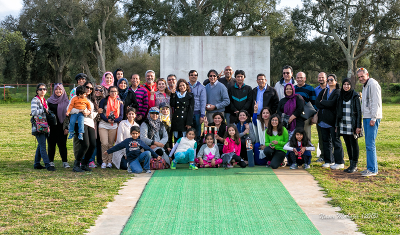 DCA group with Coach of Morocco Cricket Team in Rabat